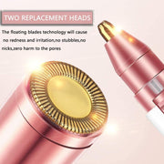 Rechargable Women's Eyebrows Hair Trimmer