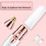 Rechargable Women's Eyebrows Hair Trimmer